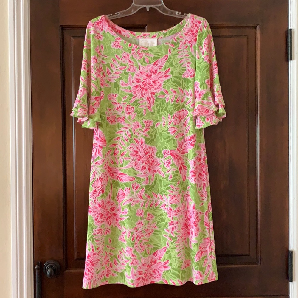 ‼️SOLD‼️ Pappagallo Erika Dress w/Ruffled Sleeve M